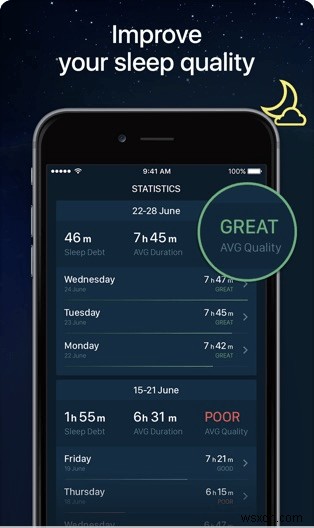 แอพ iPhone เพื่อตรวจสอบและปรับปรุงการนอนหลับของคุณ 
