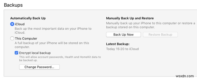 วิธีสำรองข้อมูลอุปกรณ์ iOS ของคุณโดยใช้ iTunes