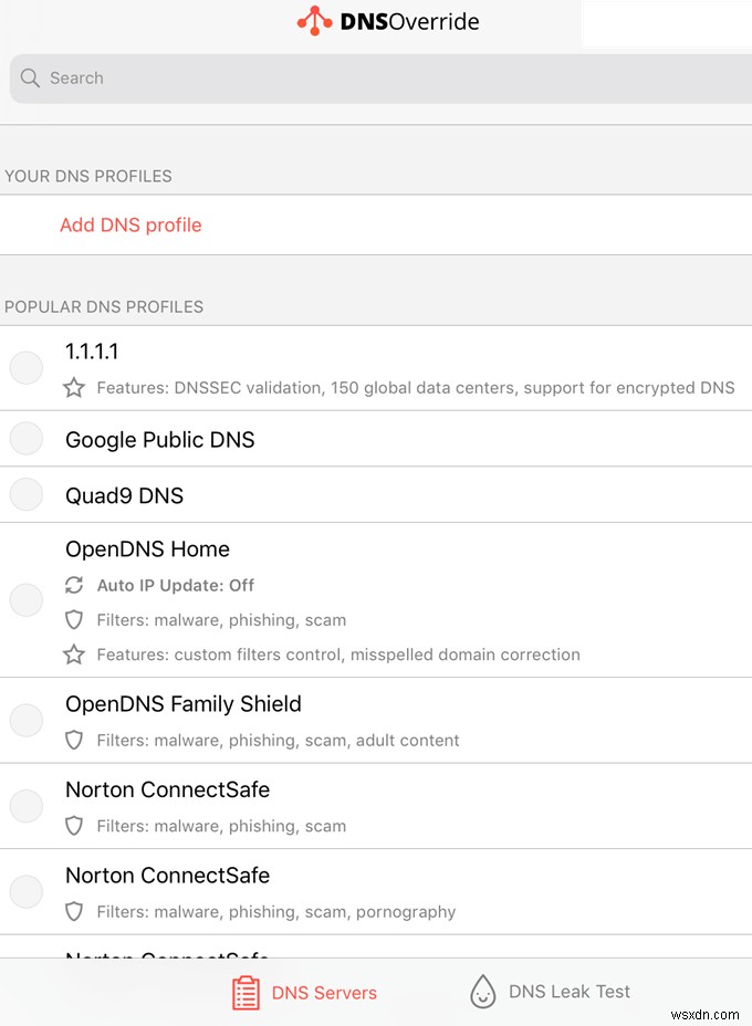 ใช้เซิร์ฟเวอร์ DNS ที่กำหนดเองบน Cellular ใน iOS พร้อมการแทนที่ DNS