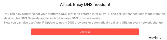 ใช้เซิร์ฟเวอร์ DNS ที่กำหนดเองบน Cellular ใน iOS พร้อมการแทนที่ DNS
