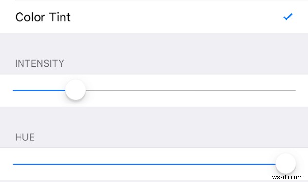 เปิดใช้งานการแสดงที่พักบน iOS