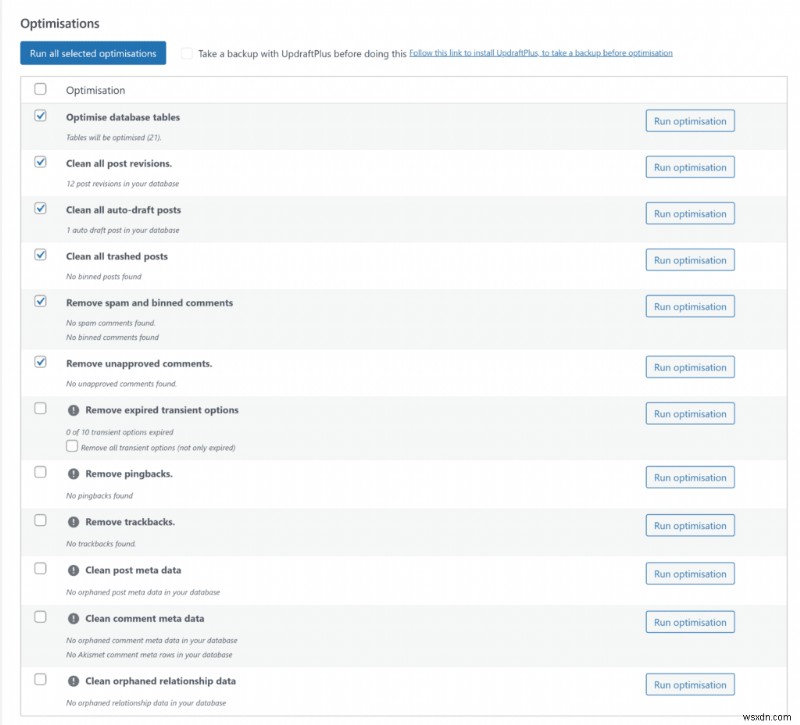 วิธีล้างฐานข้อมูล WordPress ของคุณ