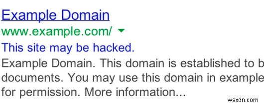 8 ข้อความเตือนที่ Google แสดงเมื่อเว็บไซต์ของคุณถูกแฮ็ก 