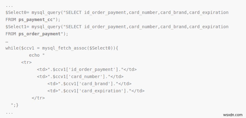 รายละเอียดบัตรเครดิตที่ขโมยมาจาก PrestaShop Store จะแก้ไข Credit Card Malware Hack ใน PrestaShop ได้อย่างไร