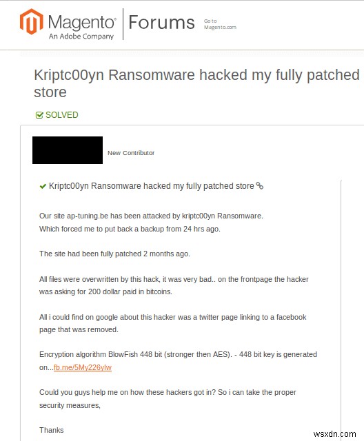 Magento Hacked:คู่มือฉบับสมบูรณ์สำหรับการกำจัด Magento Malware