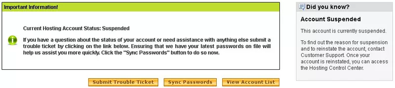 การระงับบัญชี GoDaddy คืออะไรและจะแก้ไขได้อย่างไร