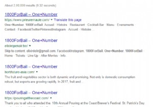 เว็บไซต์ WordPress แสดง “1800ForBail – หนึ่ง+หมายเลข” เป็นชื่อเรื่อง