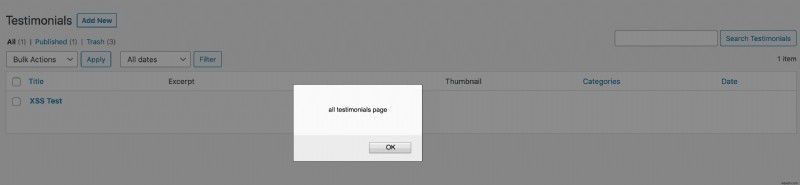 พบช่องโหว่ XSS ที่จัดเก็บในปลั๊กอินข้อความรับรองที่แข็งแกร่ง =2.40.0 - อัปเดตทันที