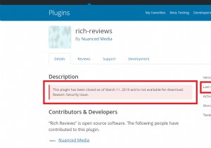 WordPress Plugin Rich Review ถูกโจมตี ช่องโหว่ที่ระบุเป็น XSS
