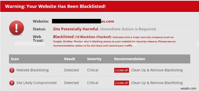 แก้ไข Magento Blacklist โดย Google, Norton, McAfee, AVG, Kaspersky, MalwareBytes &เครื่องมืออื่นๆ