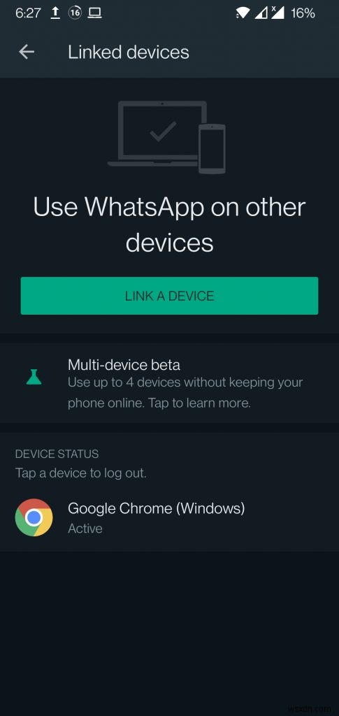 วิธีตั้งค่า WhatsApp บนอุปกรณ์สี่เครื่องที่แตกต่างกัน 