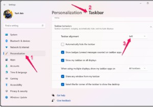 วิธีย้ายปุ่มเริ่มต้นของ Windows 11 ไปทางซ้ายบนคอมพิวเตอร์หรือแล็ปท็อป
