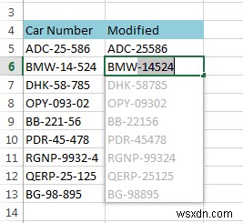 เทคนิคการล้างข้อมูลใน Excel:การแทนที่หรือลบข้อความในเซลล์