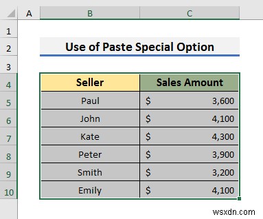 วิธีการเปลี่ยนคอลัมน์แนวตั้งเป็นแนวนอนใน Excel