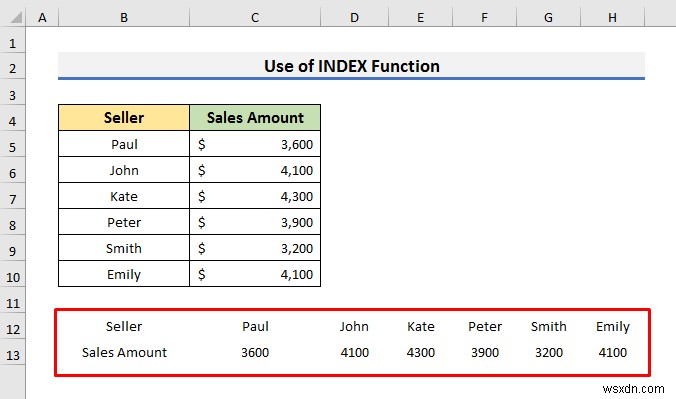 วิธีการเปลี่ยนคอลัมน์แนวตั้งเป็นแนวนอนใน Excel