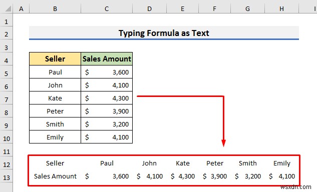 วิธีการเปลี่ยนคอลัมน์แนวตั้งเป็นแนวนอนใน Excel