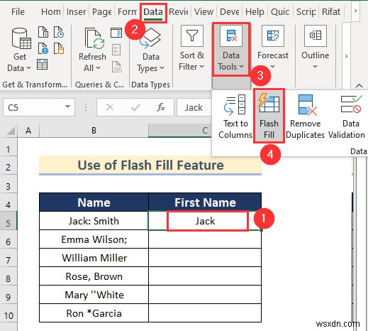 วิธีการล้างข้อมูลอัตโนมัติใน Excel (10 เคล็ดลับง่ายๆ)