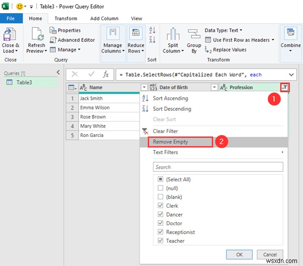 วิธีการล้างข้อมูลอัตโนมัติใน Excel (10 เคล็ดลับง่ายๆ)