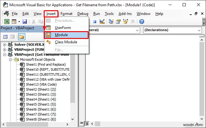 วิธีรับชื่อไฟล์จากเส้นทางใน Excel (6 วิธีง่ายๆ)