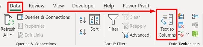 การแยกข้อความใน Excel (8 แอปพลิเคชั่นที่มีประโยชน์) 