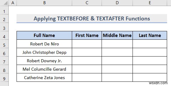 การแยกข้อความใน Excel (8 แอปพลิเคชั่นที่มีประโยชน์) 