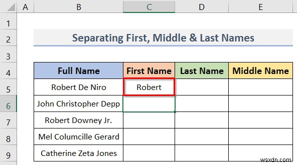 วิธีใช้ Flash Fill ใน Excel (7 ตัวอย่างง่ายๆ) 