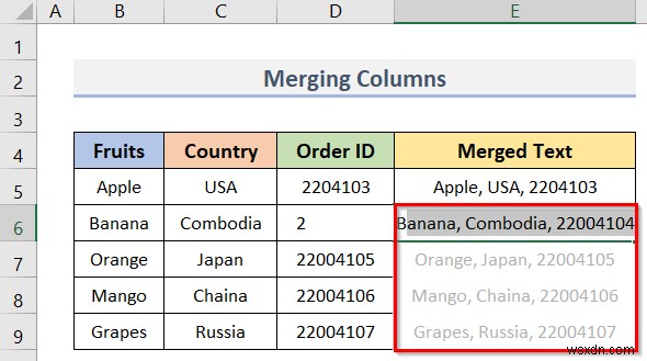 วิธีใช้ Flash Fill ใน Excel (7 ตัวอย่างง่ายๆ) 