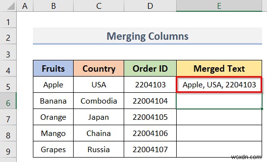 วิธีใช้ Flash Fill ใน Excel (7 ตัวอย่างง่ายๆ) 