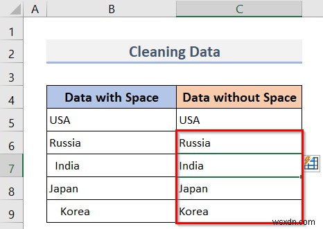 วิธีใช้ Flash Fill ใน Excel (7 ตัวอย่างง่ายๆ) 