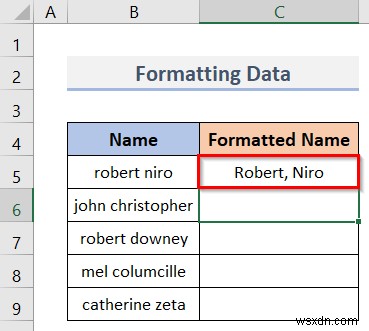 วิธีใช้ Flash Fill ใน Excel (7 ตัวอย่างง่ายๆ) 