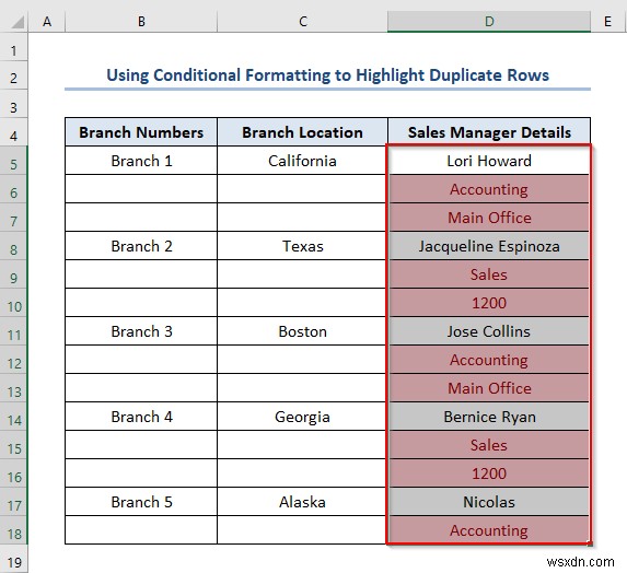 วิธีค้นหาและเน้นรายการที่ซ้ำกันใน Excel (3 วิธีที่มีประโยชน์) 