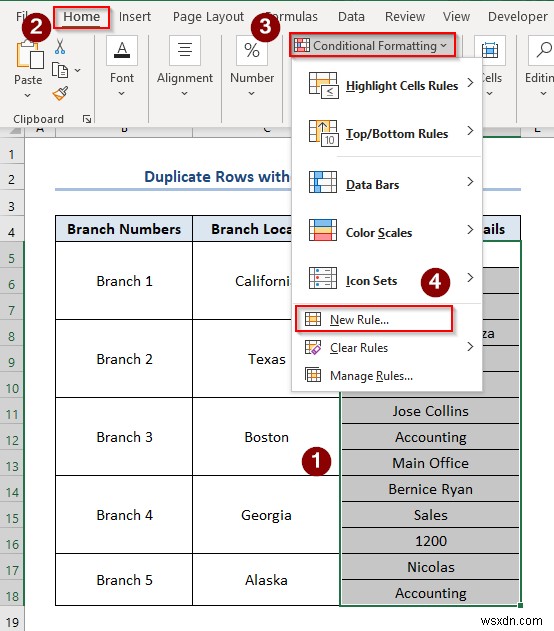 วิธีค้นหาและเน้นรายการที่ซ้ำกันใน Excel (3 วิธีที่มีประโยชน์) 