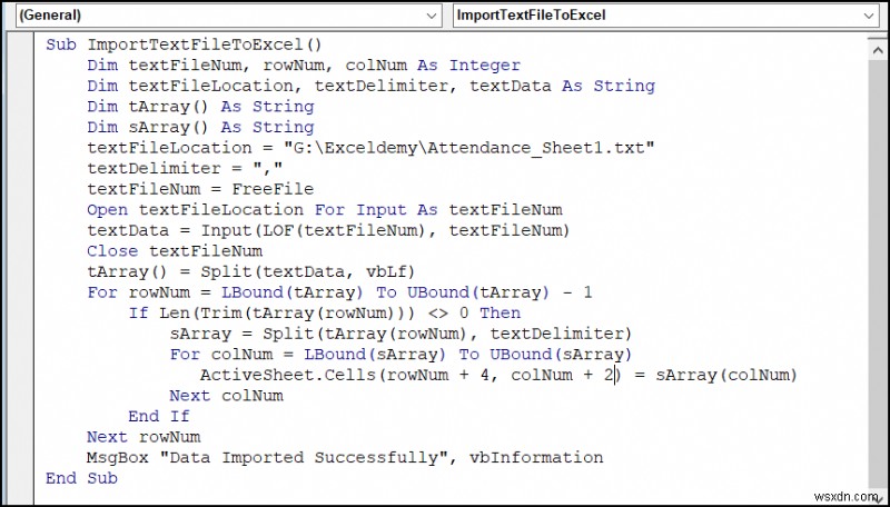 วิธีการนำเข้าไฟล์ข้อความไปยัง Excel (4 วิธีง่ายๆ)