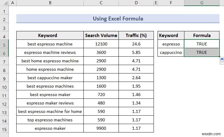 ตัวกรองขั้นสูงของ Excel (5 แอปพลิเคชันที่มีประโยชน์)