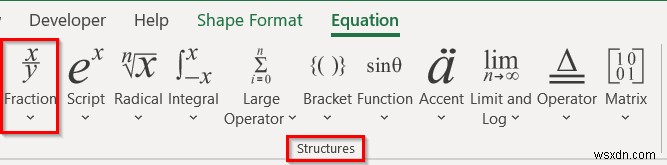 วิธีการแทรกสมการใน Excel (3 วิธีง่ายๆ)