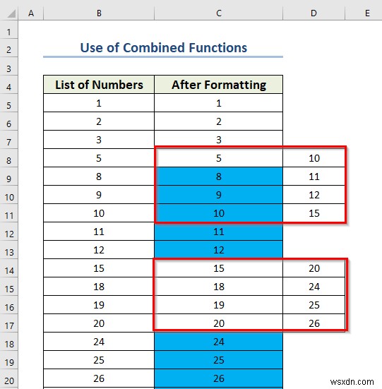 วิธีการสร้าง FOR ลูปใน Excel โดยใช้สูตร (ตัวอย่าง 3 ตัวอย่าง)