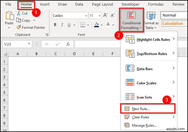 การจัดรูปแบบตามเงื่อนไขด้วยสูตรใน Excel