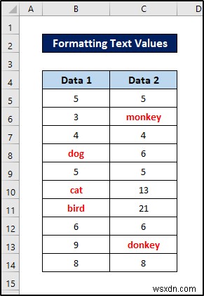 การจัดรูปแบบตามเงื่อนไขด้วยสูตรใน Excel