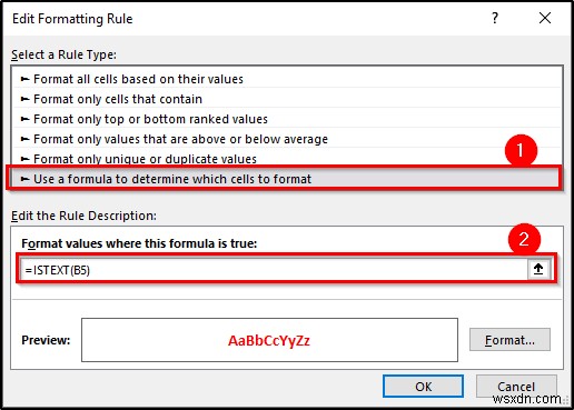 การจัดรูปแบบตามเงื่อนไขด้วยสูตรใน Excel