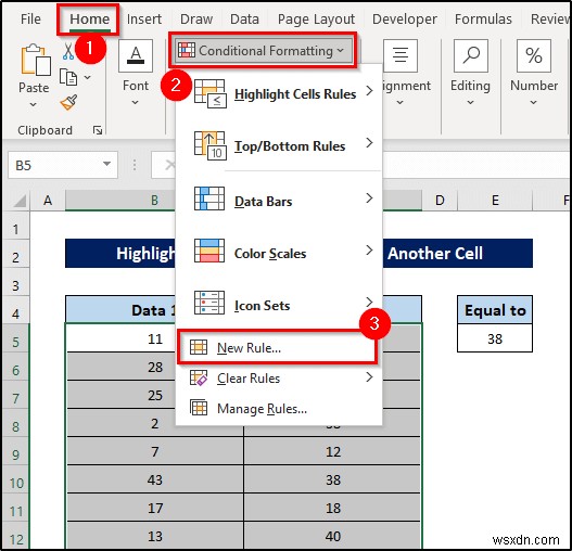 การจัดรูปแบบตามเงื่อนไขด้วยสูตรใน Excel