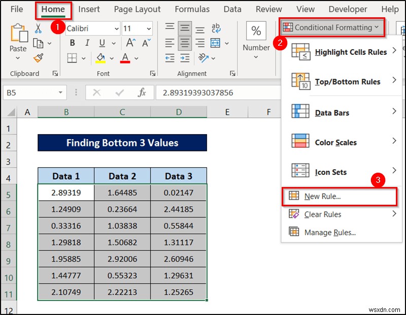 การจัดรูปแบบตามเงื่อนไขด้วยสูตรใน Excel