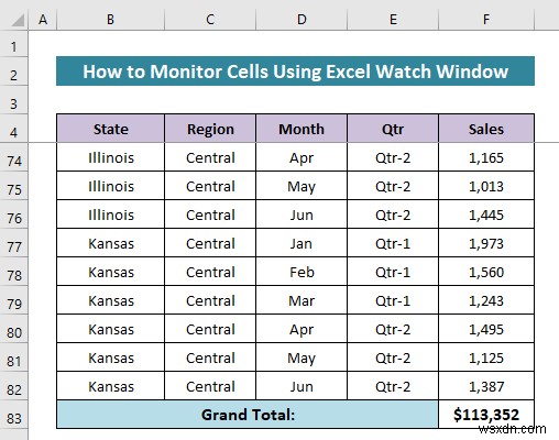 วิธีการตรวจสอบเซลล์โดยใช้หน้าต่างดูของ Excel (คำแนะนำอย่างง่าย)