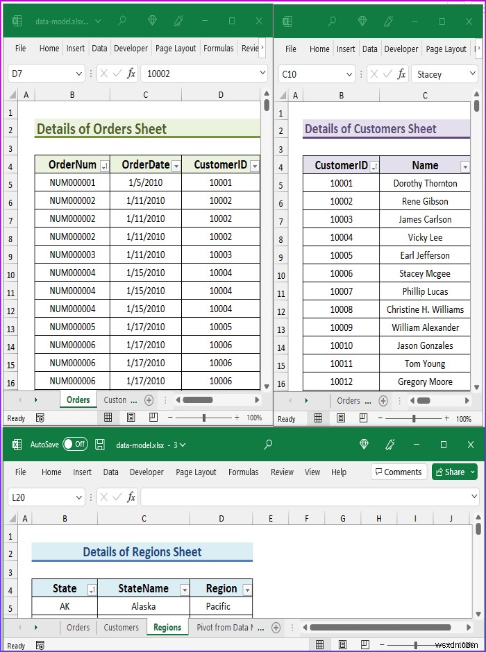 วิธีการสร้างแบบจำลองข้อมูลตารางสาระสำคัญใน Excel (ด้วยขั้นตอนง่ายๆ)
