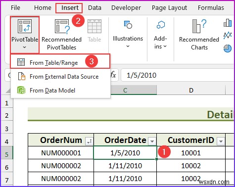 วิธีการสร้างแบบจำลองข้อมูลตารางสาระสำคัญใน Excel (ด้วยขั้นตอนง่ายๆ)