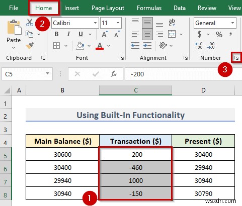 วิธีทำให้ตัวเลขติดลบเป็นสีแดงใน Excel (4 วิธีง่ายๆ)