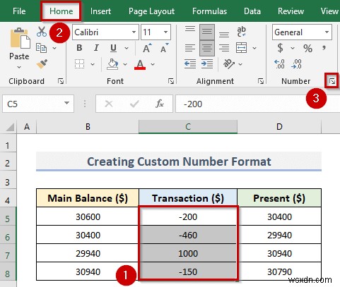 วิธีทำให้ตัวเลขติดลบเป็นสีแดงใน Excel (4 วิธีง่ายๆ)