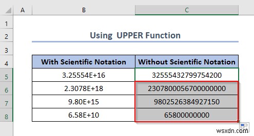 วิธีปิดสัญกรณ์วิทยาศาสตร์ใน Excel (5 วิธีที่เป็นประโยชน์) 