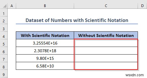 วิธีปิดสัญกรณ์วิทยาศาสตร์ใน Excel (5 วิธีที่เป็นประโยชน์) 