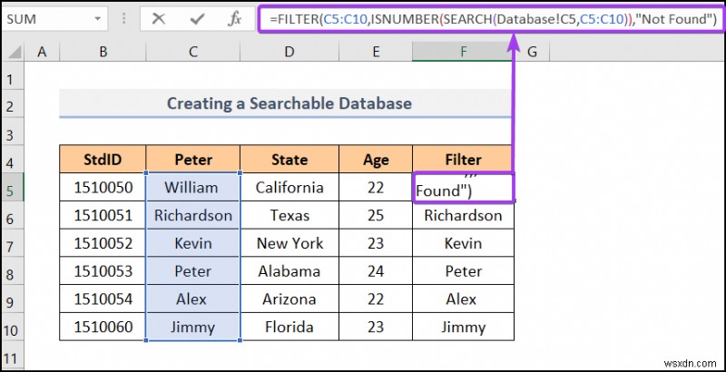 วิธีการสร้างฐานข้อมูลใน Excel (ด้วยขั้นตอนง่ายๆ)